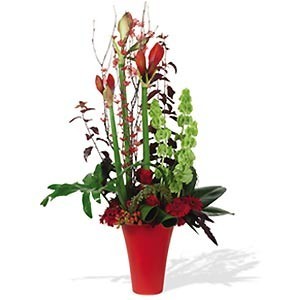 Base amb flors variades
